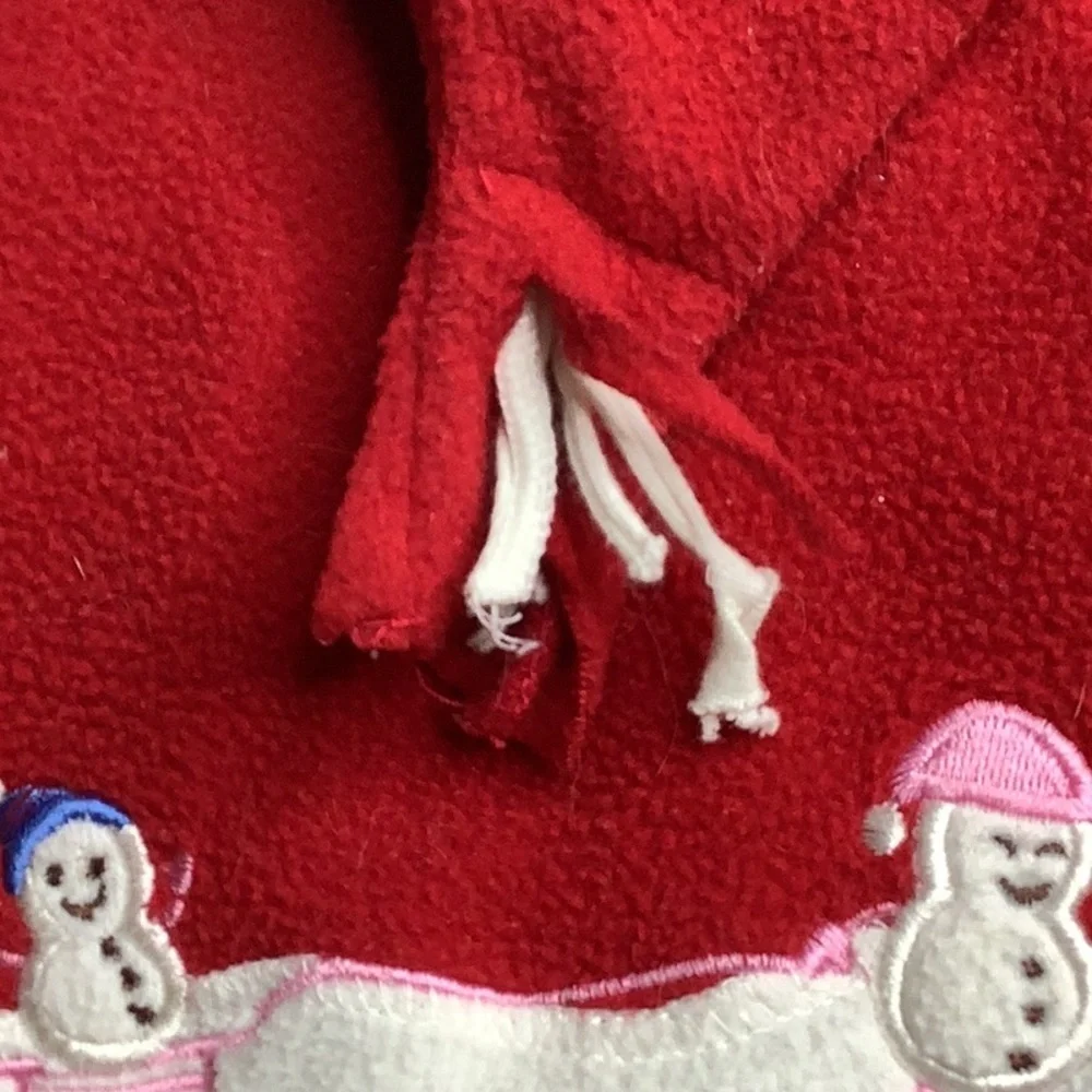 Polar Fleece Christmas Dog Hoodie
